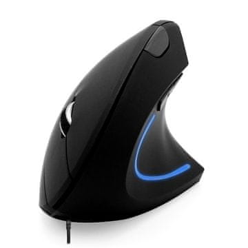 Media-Tech MEDIA-TECH VERTIC MT1122 V2.0 ergonomska miška, crna