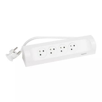 LEGRAND Legrand kutni produžni kabel 4x2P+Z 1m bijeli