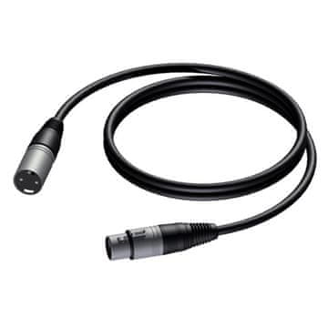PROCAB PROCAB CAB901/1 XLR M-Ž kabel 1m, crna