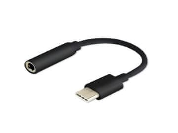 SAVIO SAVIO AK-35/B audio adapter USB-C na 3.5mm mini jack, crni