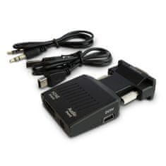 SAVIO Savio CL-145 pretvarač VGA u HDMI s audio izlazom, Full HD