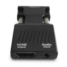 SAVIO Savio CL-145 pretvarač VGA u HDMI s audio izlazom, Full HD