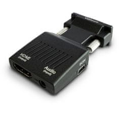 SAVIO Savio CL-145 pretvarač VGA u HDMI s audio izlazom, Full HD