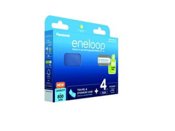 Panasonic Panasonic Eneloop AAA baterije 800 mAh, komplet 4 kom + etui