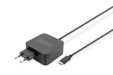 Digitus Digitus DA-10133 mrežni punjač 65W USB-C PD 3.0, crni