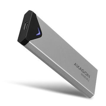 AXAGON AXAGON EEM2-UG2 vanjsko M.2 NVMe SSD kućište, USB-C 3.2 Gen 2, aluminij, sivo