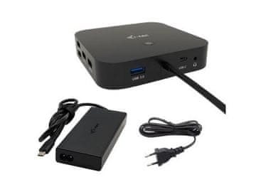 I-TEC i-tec USB-C Docking Station Dual DP HDMI 100W + Univerzalni punjač 100W