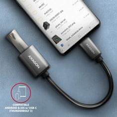 AXAGON AXAGON RUCM-AFAC Kabel adapter USB-C (M) -> USB-A (Ž) 0.2m, 3A, ALU