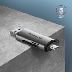AXAGON AXAGON CRE-SAC Vanjski čitač kartica USB 3.2 Gen 1 Type-C + Type-A