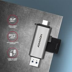 AXAGON AXAGON CRE-SAC Vanjski čitač kartica USB 3.2 Gen 1 Type-C + Type-A