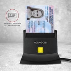 AXAGON AXAGON CRE-SM2 čitač kartica ID/SD/microSD/SIM, USB