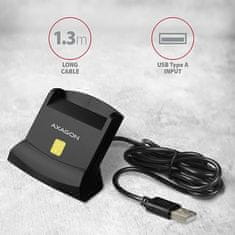 AXAGON AXAGON CRE-SM2 čitač kartica ID/SD/microSD/SIM, USB