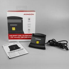 AXAGON AXAGON CRE-SM2 čitač kartica ID/SD/microSD/SIM, USB