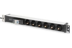 Digitus Digitus DN-190001 PDU napojna letva 19" Rack, 6x Schuko, 1.8m, 16A