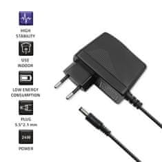 Qoltec Qoltec 24W adapter 12V 2A, 5.5*2.1mm