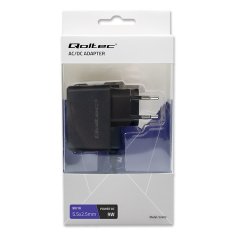Qoltec Qoltec 524030 adapter za napajanje 9W, 9V, 1A, 5.5*2.5mm