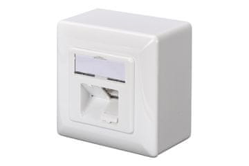 Digitus Digitus DN-93603 mrežna utičnica Cat 6A, 2xRJ45, oklopljena, bijela