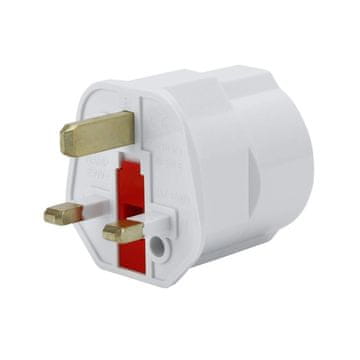 iBOX iBOX UK/EU adapter utičnice, bijeli