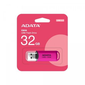AData Adata C906 USB stick 32GB, USB 2.0, roza