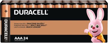 Duracell Duracell Basic AAA/LR3 baterije, 24 komada