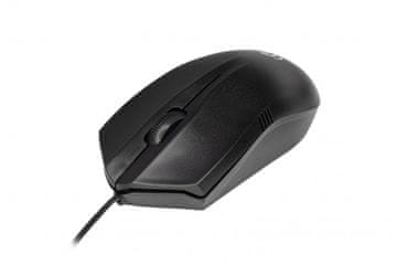 REBELTEC Rebeltec WOLF žični USB miš, 1200 DPI, crna