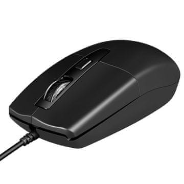 iBOX iBOX i010 Rook žični optički miš, 1600 DPI, crna