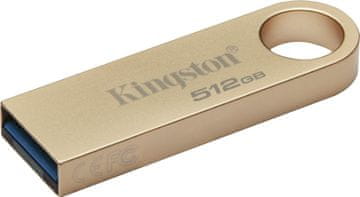 slomart Kingston DataTraveler SE9 G3 USB stick 512GB, USB 3.2 Gen 1, zlat