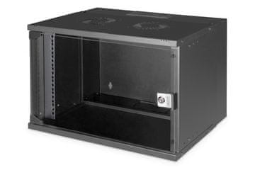 Digitus Digitus SOHO PRO mrežni ormarić zidni 19" 7U, 540x400mm, 60kg, staklena vrata, crna