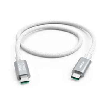 Hama Hama kabel za punjenje USB-C/USB-C 240W, 1m, crni