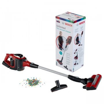 Klein Akumulatorski usisavač Bosch Unlimited, crveni