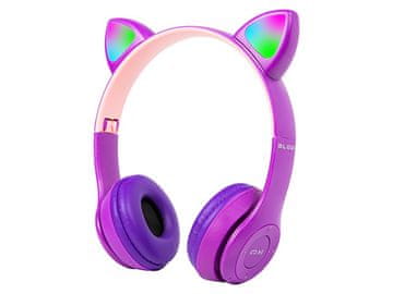 Blow BLOW LED za djecu Bežične slušalice Bluetooth 5.0, ljubičaste