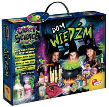 Lisciani LISCIANI Crazy Science Dom wiedźm set za eksperimente, 8+