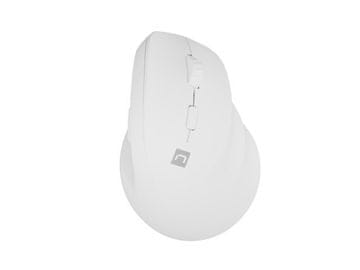 Natec Natec Crake 2 BT 5.2 + 2.4GHz vertikalni bežični miš, bijeli