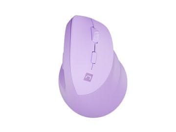 Natec Natec Crake 2 vertikalni bežični miš, Pure Lavender