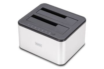 Digitus Digitus DA-701680 Docking station USB 3.0 za 2x SSD/HDD 2.5/3.5" SATA, kloniranje