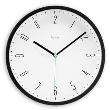 Hama Hama Capri zidni sat 25 cm, crni