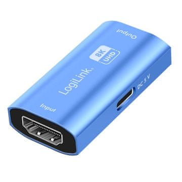 LogiLink HDMI Repeater 8K/60Hz, HDCP 2.3