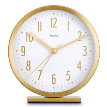 Hama Hama Skye budilica 11,3 cm, zlatna