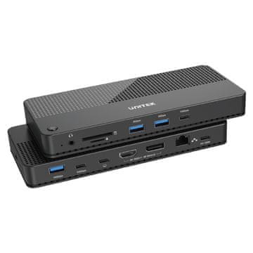 Unitek Unitek D1079A USB-C Docking Station 12u1, HDMI 2.1, USB 4, PD 100W
