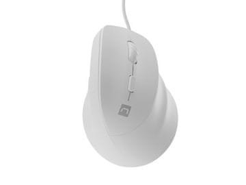 Natec Natec CRAKE 2 PRO vertikalna miša, optička, 12800 DPI, bijela