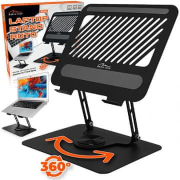 Media-Tech MEDIA-TECH MT2662 rotirajuće postolje za prijenosno računalo 10-17", crna