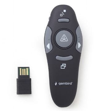 Gembird Gembird WP-L-11 bežični laserski prezentator, crni
