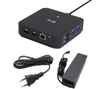 I-TEC i-tec USB-C DP Dual HDMI Dock + 100W punjač