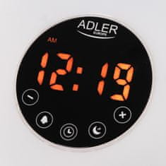 Adler ADLER AD 1916 budilica sa simulacijom izlaska sunca, bijela/drvo
