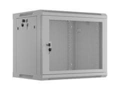 Lanberg Lanberg NF-09U-6045-P-GR mrežni ormar 19" 9U 600x450mm, perforirana vrata, sivi