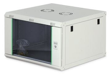 Digitus Digitus DN-40015 mrežni ormar 19" 7U 600x600mm, staklena vrata, siva