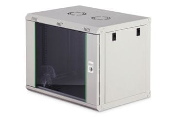 Digitus 19" mrežni ormar Dynamic 9U, 474x600x450mm, staklena vrata, siva