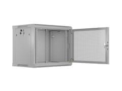 Lanberg Lanberg NF-09U-6045-P-GR mrežni ormar 19" 9U 600x450mm, perforirana vrata, sivi