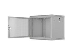 Lanberg Lanberg NF-09U-6045-P-GR mrežni ormar 19" 9U 600x450mm, perforirana vrata, sivi