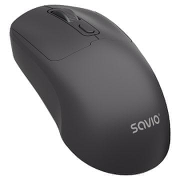 SAVIO Savio MB-04 bežični miš Bluetooth, 1600 DPI, crni